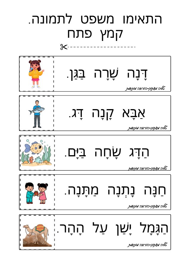תצוגה מקדימה: התאם משפט לתמונה